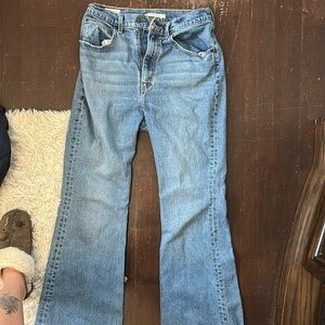70s high flare Levi jeans